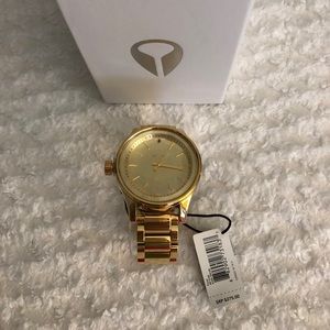 Nixon “Facet” Gold Watch NWT